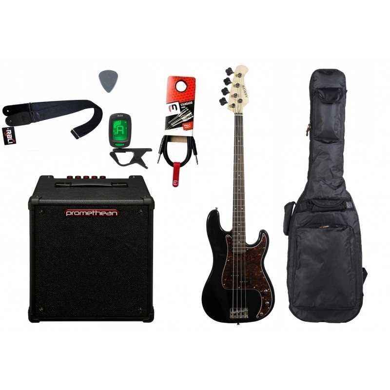 Gitara basowa Arrow Session 4 NB + Wzmacniacz 20W + Kabel + Pokrowiec