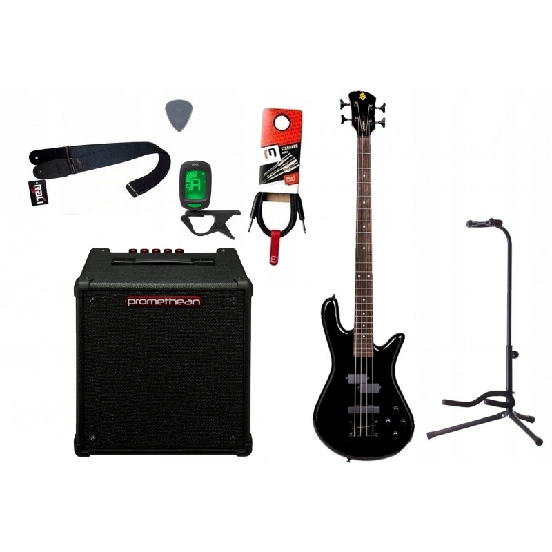 Gitara basowa Spector Performer 4B + Wzmacniacz 20W + Kabel + Tuner + Statyw