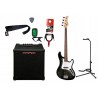 Gitara basowa Cort GB24 JJ TBK + Wzmacniacz 20W + Kabel + Tuner + Statyw