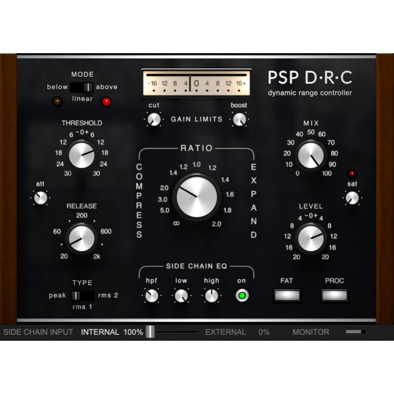 PSP Audioware DRC Wtyczka VST - 1 - Efekty (wtyczki VST, VSTi, TDM, RTAS itp.)) - PSP DRC to nowa, potężna wtyczka VST  procesor