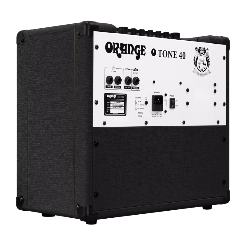 Orange O-Tone 40 BK - combo gitarowe 40W - 4 - Comba gitarowe - Combo gitarowe 40W BK, tremolo, reverb, czarne. To półprzewodnik
