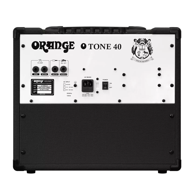 Orange O-Tone 40 BK - combo gitarowe 40W - 5 - Comba gitarowe - Combo gitarowe 40W BK, tremolo, reverb, czarne. To półprzewodnik