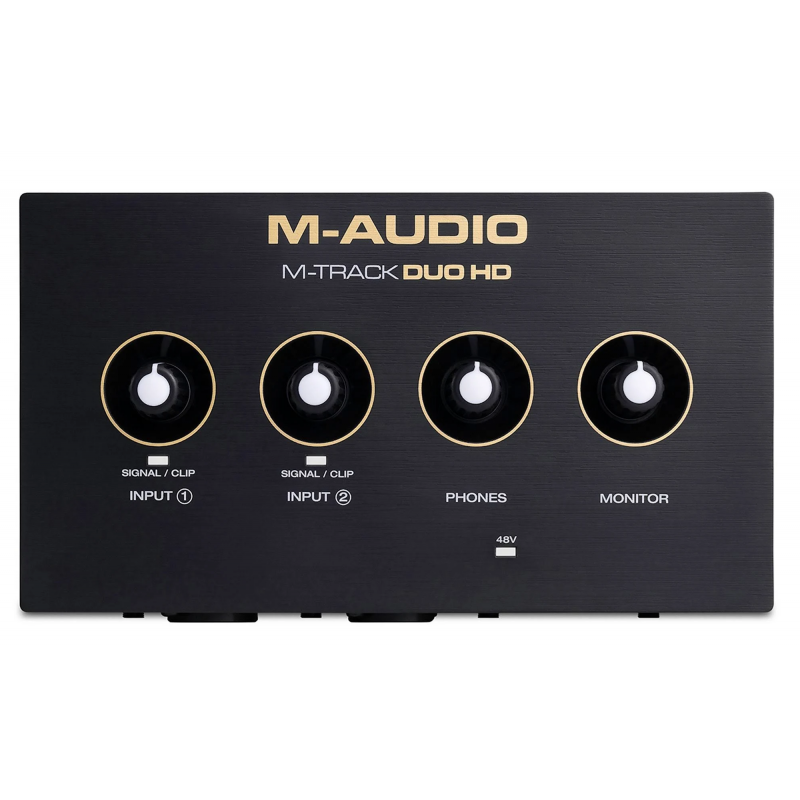 M-AUDIO M-Track DUO HD – Interfejs Audio USB - 1 - Interfejsy audio - Interfejs Audio USB 2×2, USB-C, 24-bit/192kHz, 2× combo XL