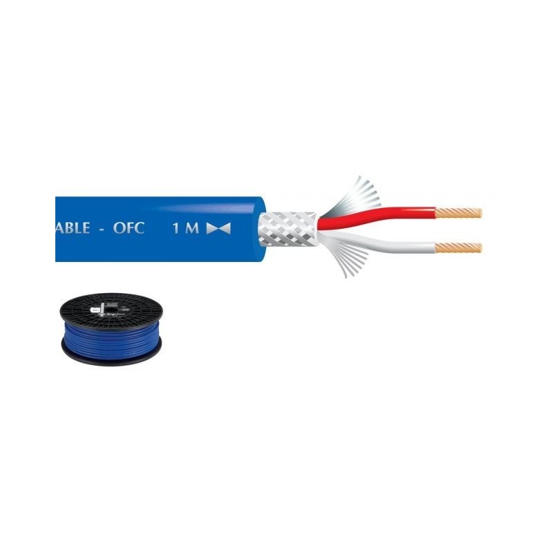 Monacor MLC-152slsBL - Kabel mikrofonowy 100m