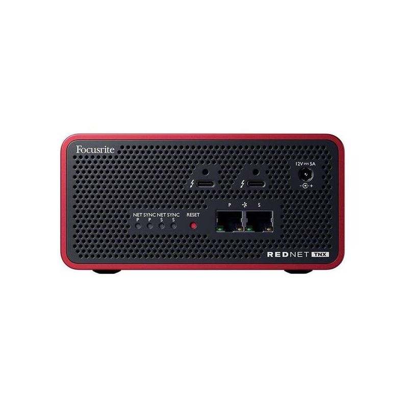 Focusrite RedNet TNX Interfejs Audio Dante - 5 - Interfejsy audio - Focusrite RedNet TNX to kompaktowy interfejs audio Dante kla