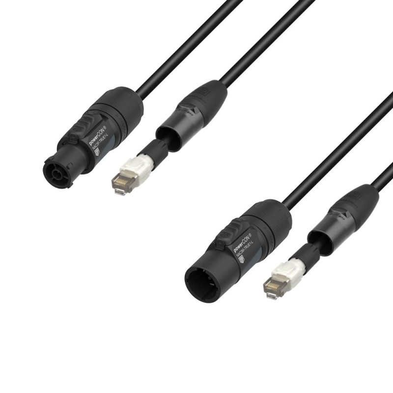 Adam Hall Cables 5 STAR H TCON N 0500 - Kabel hybrydowy Neutrik etherCON x TRUE1 5 m