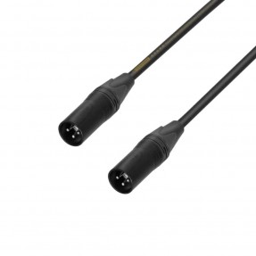 Adam Hall Cables 5 STAR DMM 0020 - Kabel przejściowy 3-stykowy męski XLR x 3-stykowy męski XLR 0,2 m