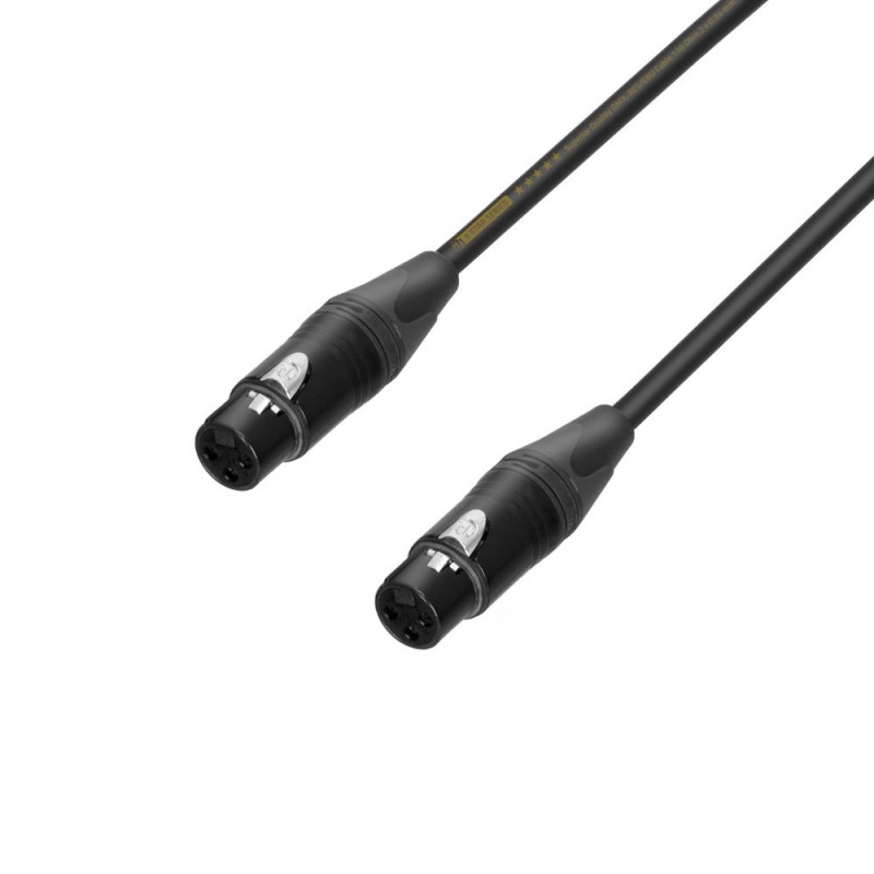 Adam Hall Cables 5 STAR DFF 0020 - Kabel przejściowy 3-stykowy żeński XLR x 3-stykowy żeński XLR 0,2 m