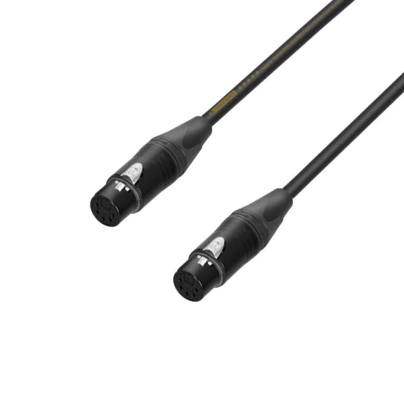 Adam Hall Cables 5 STAR DHH 0020 - Kabel przejściowy 5-stykowy żeński XLR x 5-stykowy żeński XLR 0,2 m