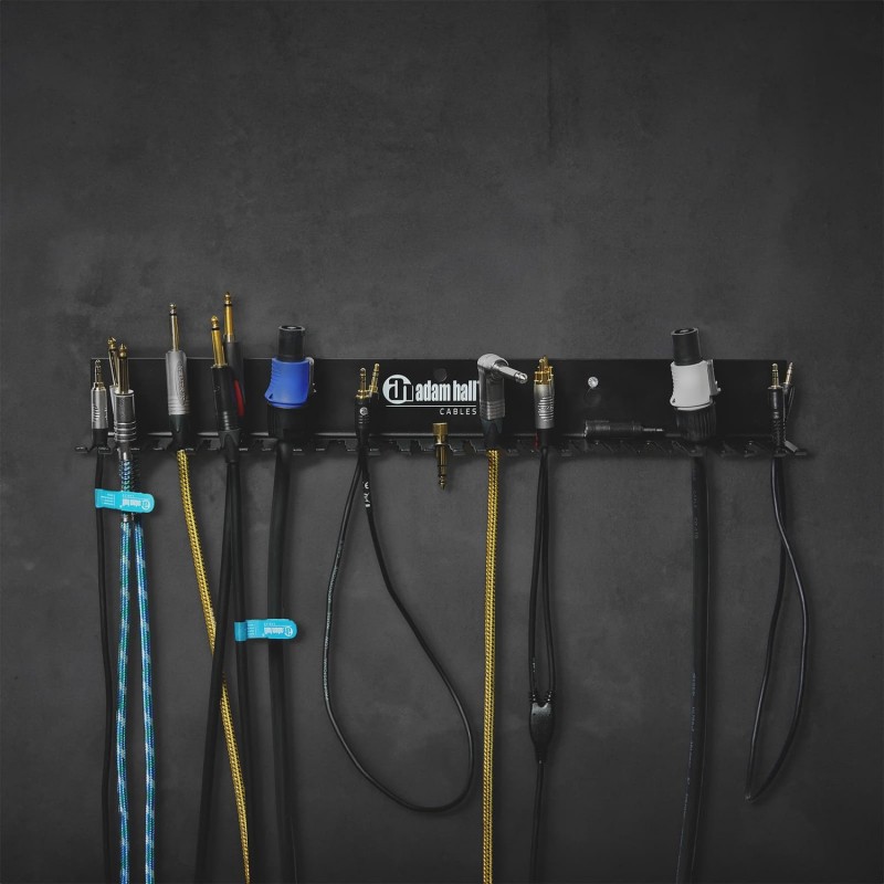 Adam Hall Cables CABLE HOLDER PRO - Uchwyt kablowy do montażu na ścianie lub stojaku z otworem gwintowanym 3/8''