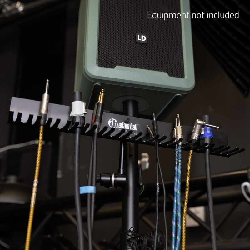 Adam Hall Cables CABLE HOLDER PRO - Uchwyt kablowy do montażu na ścianie lub stojaku z otworem gwintowanym 3/8''