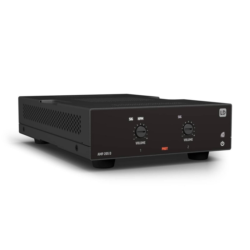 LD Systems AMP 205 D - Wzmacniacz z obsługą Dante 2x50W @ 4 Ohm