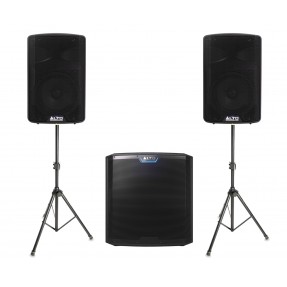 Zestaw nagłośnieniowy Alto TX, 2x kolumna TX408, 1x subwoofer TS15S statywy