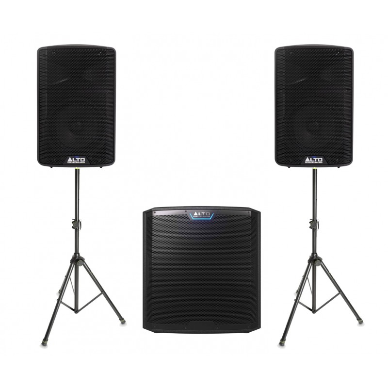 Zestaw nagłośnieniowy Alto TX, 2x kolumna TX408, 1x subwoofer TS15S statywy