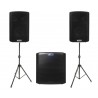 Zestaw nagłośnieniowy Alto TX, 2x kolumna TX408, 1x subwoofer TS15S statywy