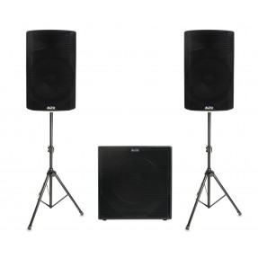 Zestaw nagłośnieniowy Alto TX, 2x kolumna TX415, 1x subwoofer TX18S statywy