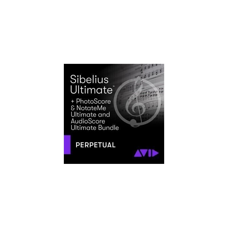 Avid by Sibelius Ultimate Perpetual & Photoscore & NotateMe Ultimate & AudioScore Ultimate - Full version (produkt cyfrowy)