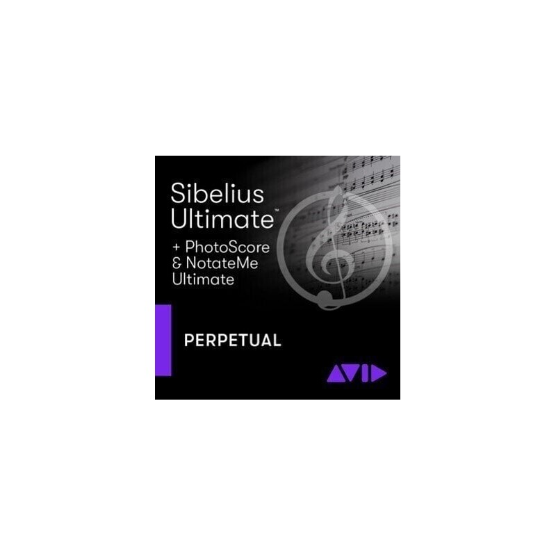 Avid by Sibelius Ultimate Perpetual & Photoscore & NotateMe Ultimate - Full version (produkt cyfrowy)
