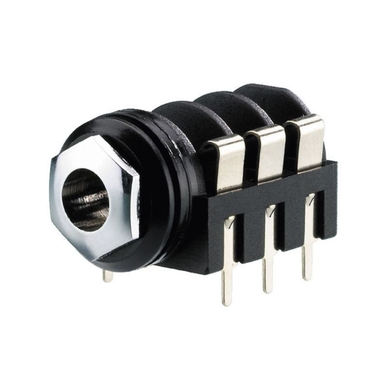 Monacor MZT-223 - Gniazdo 6.3mm stereo