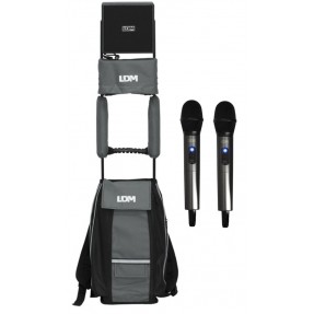 LDM MobileSys/D216/2xH16 - Zestaw pielgrzymkowy z odbiornikiem + 2 mikrofony do ręki - 1 - Zestawy pielgrzymkowe - Zestaw pielgr