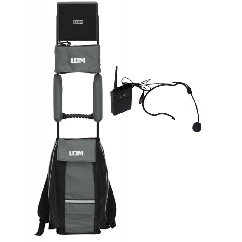 LDM MobileSys/D216/B16/N16 - Zestaw pielgrzymkowy z odbiornikiem i mikrofonem nagłownym - 1 - Zestawy pielgrzymkowe - Zestaw prz