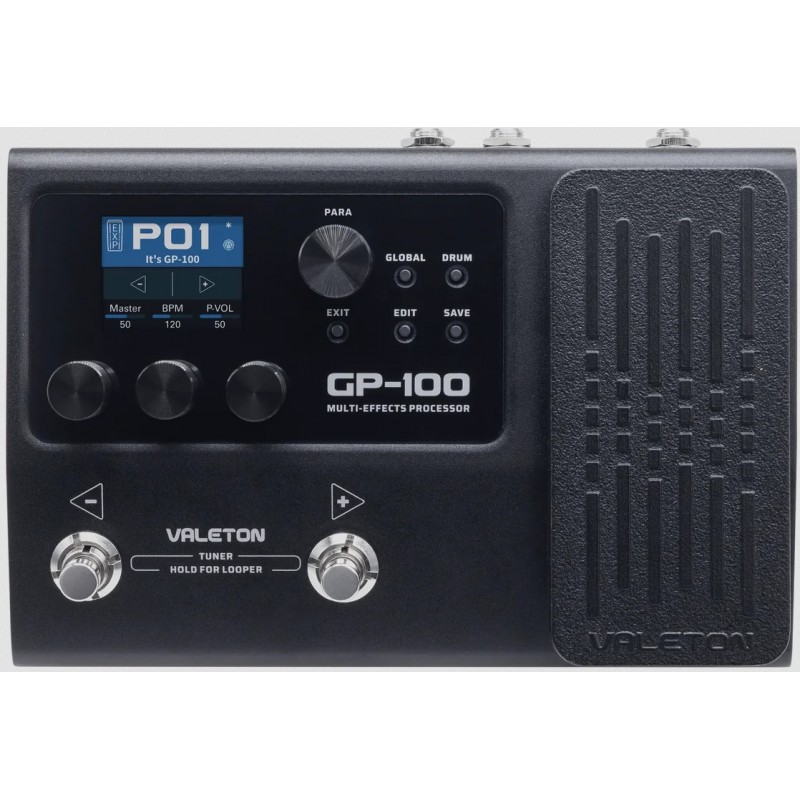 Valeton GP-100 - multiefekt gitarowy - 1 - Multiefekty gitarowe - Valeton GP-100 do przystępny multiefekt gitarowy, który dostar
