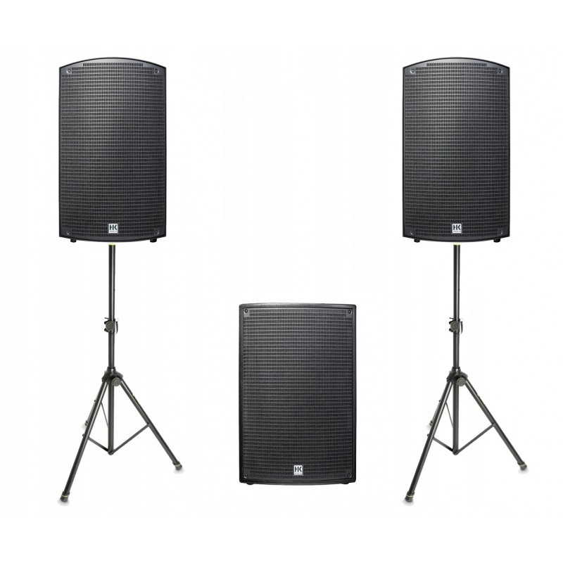 Zestaw nagłośnieniowy HK Audio, 2x kolumna Sonar 112 Xi, 1x subbas Sonar 115SUBD
