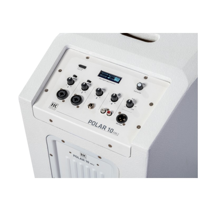 HK Audio Polar 10 MK2 WH System słupkowy PA - 11 - Systemy słupkowe - System słupkowy PA w kolorze białym, aktywny kolumnowy sys