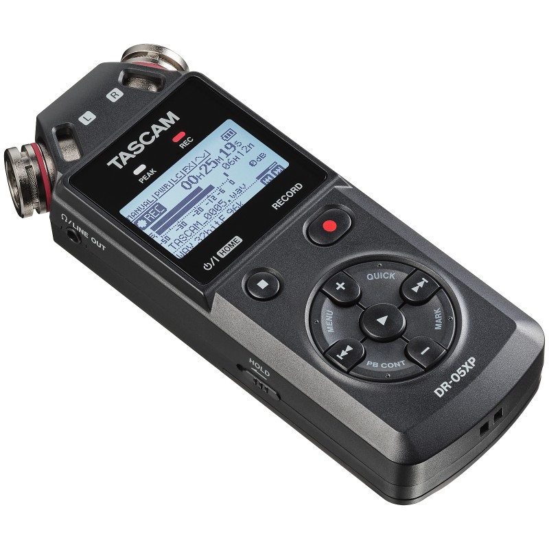 Tascam DR-05XP - rejestrator cyfrowy - 2 - Rejestratory - Ręczny rejestrator cyfrowy stereo z interfejsem audio USB umożliwia ła