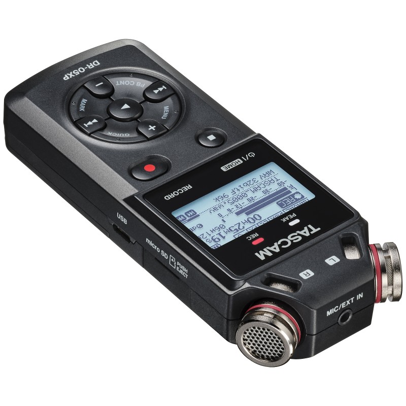 Tascam DR-05XP - rejestrator cyfrowy - 3 - Rejestratory - Ręczny rejestrator cyfrowy stereo z interfejsem audio USB umożliwia ła