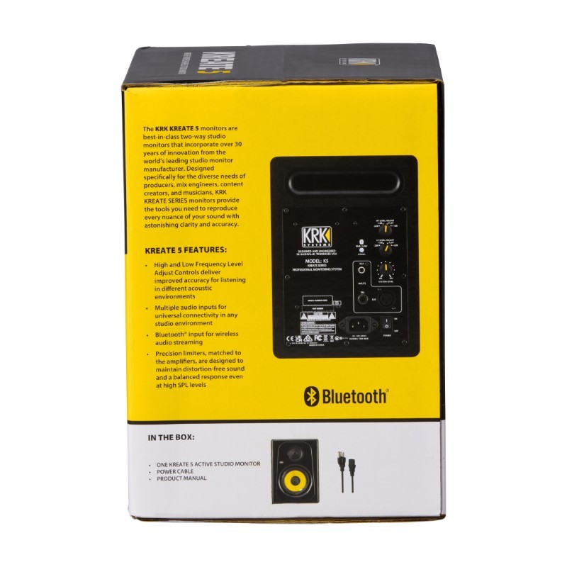 KRK Kreate 5 - Monitor studyjny - 4 - Monitory studyjne - Monitory studyjne z serii KRK Kreate 5 łączą renomowaną jakość dźwięku