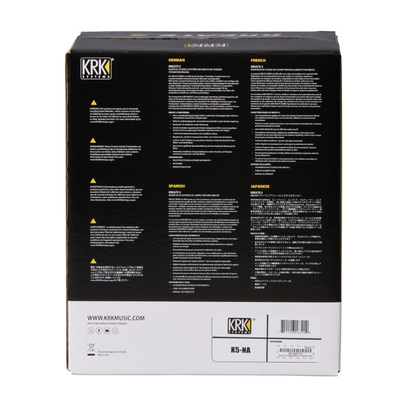 KRK Kreate 5 - Monitor studyjny - 3 - Monitory studyjne - Monitory studyjne z serii KRK Kreate 5 łączą renomowaną jakość dźwięku