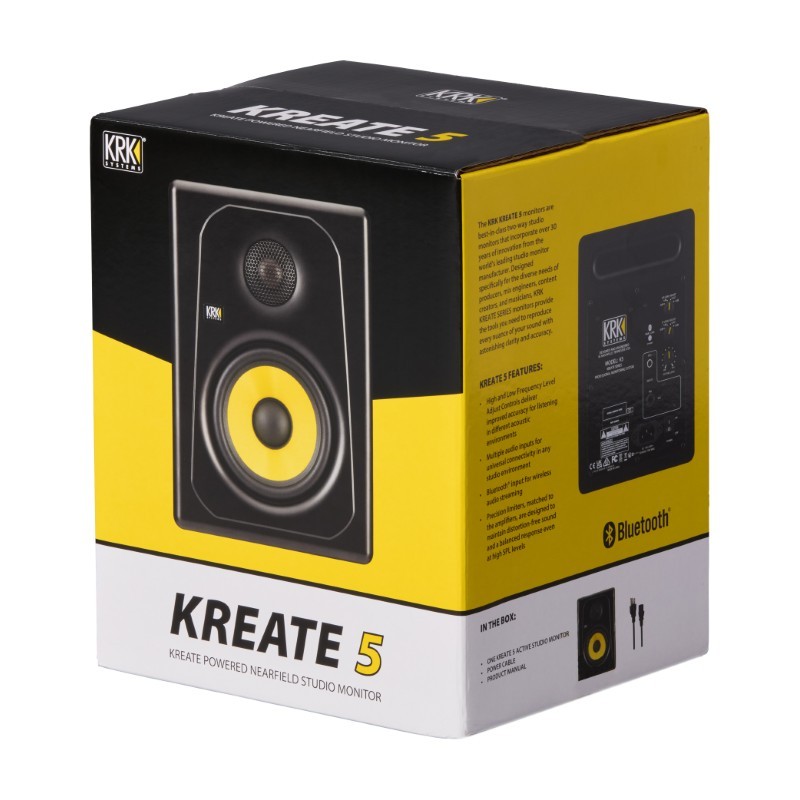 KRK Kreate 5 - Monitor studyjny - 5 - Monitory studyjne - Monitory studyjne z serii KRK Kreate 5 łączą renomowaną jakość dźwięku