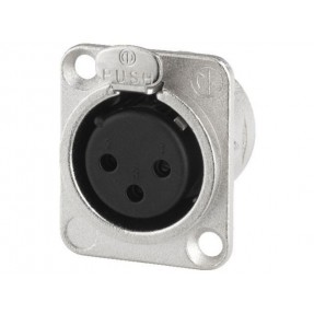 Monacor NC-3FDL1 - Gniazdo XLR Neutrik