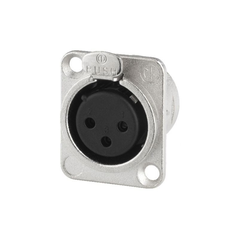 Monacor NC-3FDL1 - Gniazdo XLR Neutrik