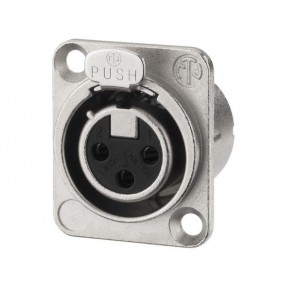 Monacor NC-3FDLX - Gniazdo XLR Neutrik
