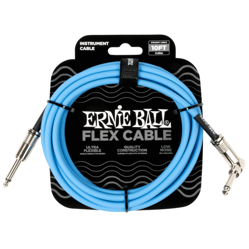 Ernie Ball 6464 Kabel instrumentalny prosty/kątowy 3.05 m