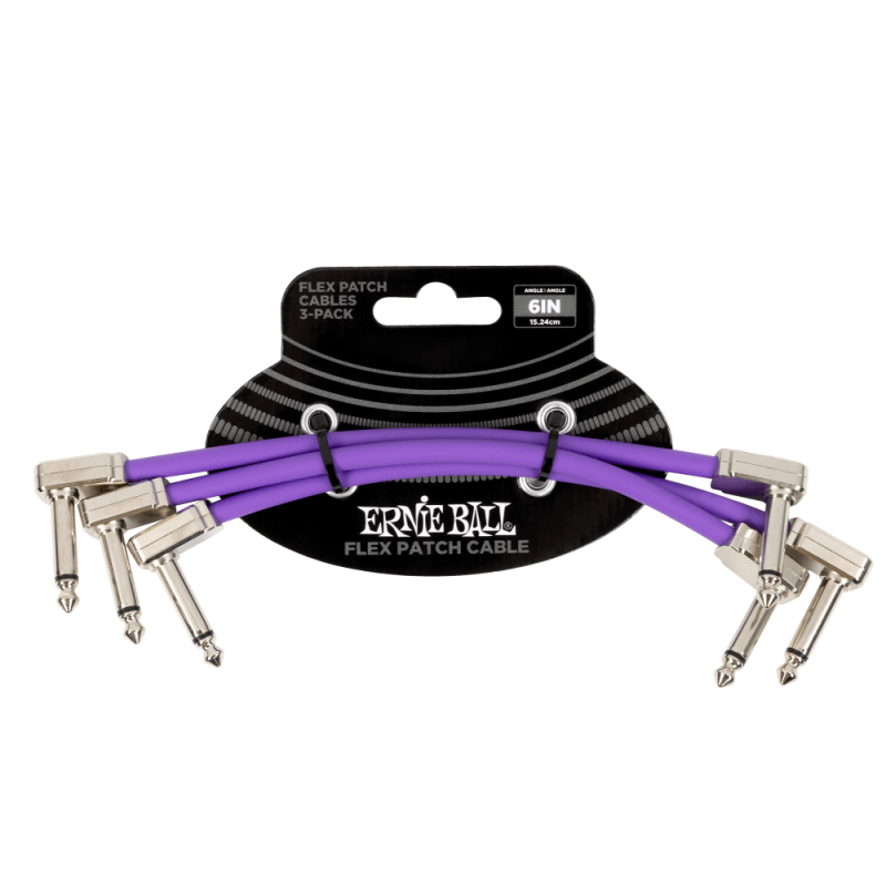 Ernie Ball 6452 Kabel krosowy 15.24 cm 3 szt.