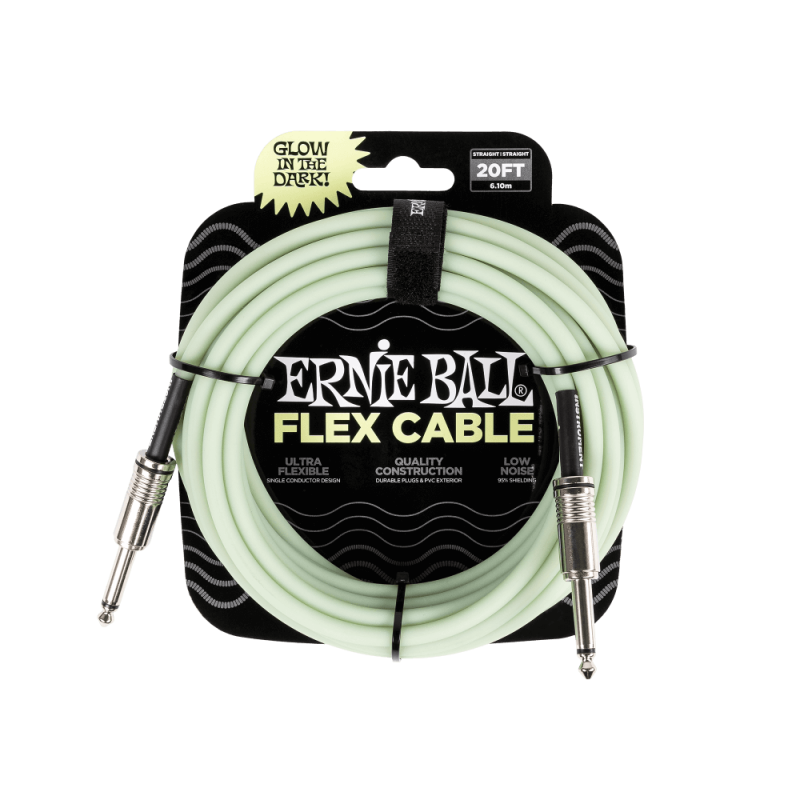 Ernie Ball 6437 Kabel instrumentalny prosty/prosty 6.09 m