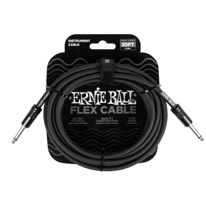 Ernie Ball 6435 Kabel instrumentalny prosty/prosty 6.09 m