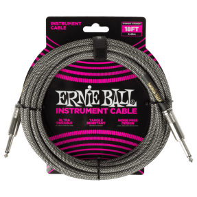 Ernie Ball 6433 Kabel instrumentalny prosty/prosty 5.49 m