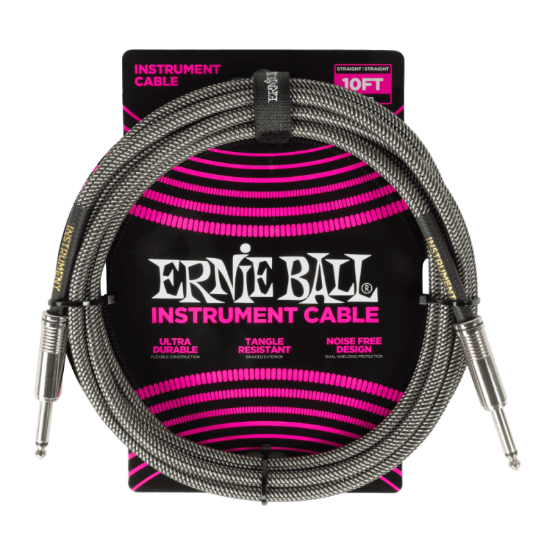 Ernie Ball 6429 Kabel instrumentalny prosty/prosty 3.05 m
