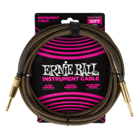 Ernie Ball 6428 Kabel instrumentalny prosty/prosty 3.05 m
