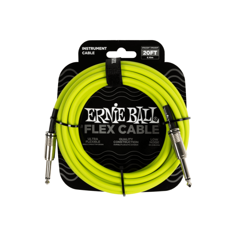 Ernie Ball 6419 Kabel instrumentalny prosty/prosty 6.09 m