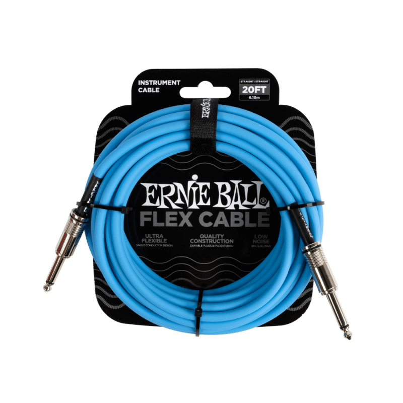 Ernie Ball 6417 Kabel instrumentalny prosty/prosty 6.09 m