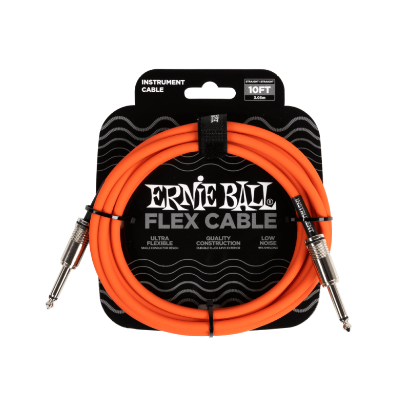 Ernie Ball 6416 Kabel instrumentalny prosty/prosty 3.05 m
