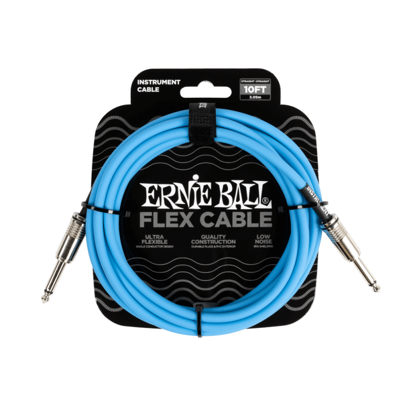 Ernie Ball 6412 Kabel instrumentalny prosty/prosty 3.05 m