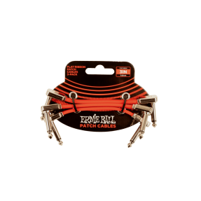 Ernie Ball 6401 Kabel krosowy płaski 7.62 cm 3 szt.