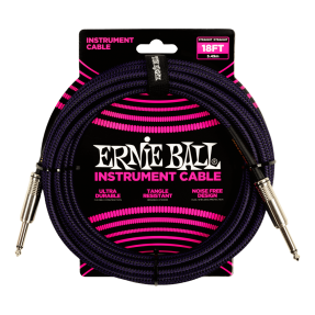 Ernie Ball 6395 Kabel instrumentalny prosty/prosty 5.49 m