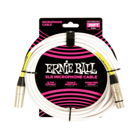 Ernie Ball 6389 Kabel mikrofonowy XLR M / XLR F 6.10 m